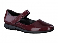 Chaussure mephisto  modele jenyfer cuir fripÃ© bordeaux